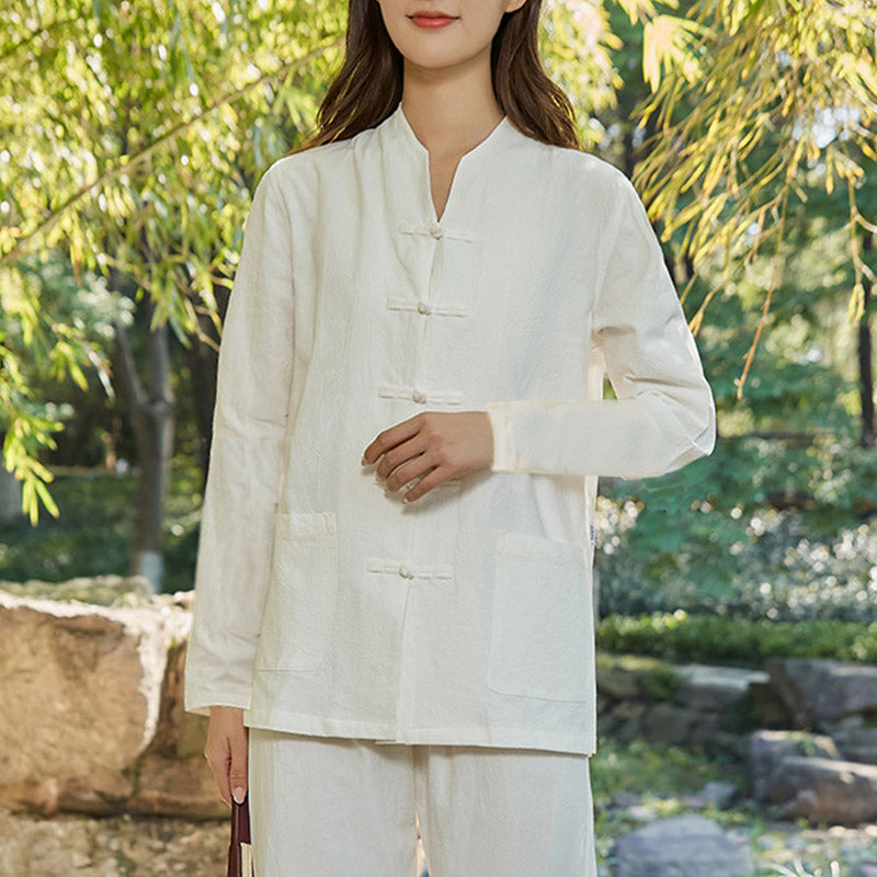 Spiritual Practice Cotton Yoga Meditation Prayer Uniform Women's Set