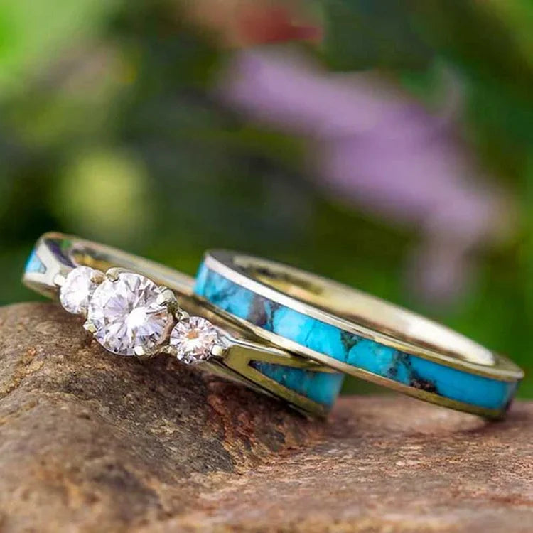 Turquoise Creative 2 - Piece Ring