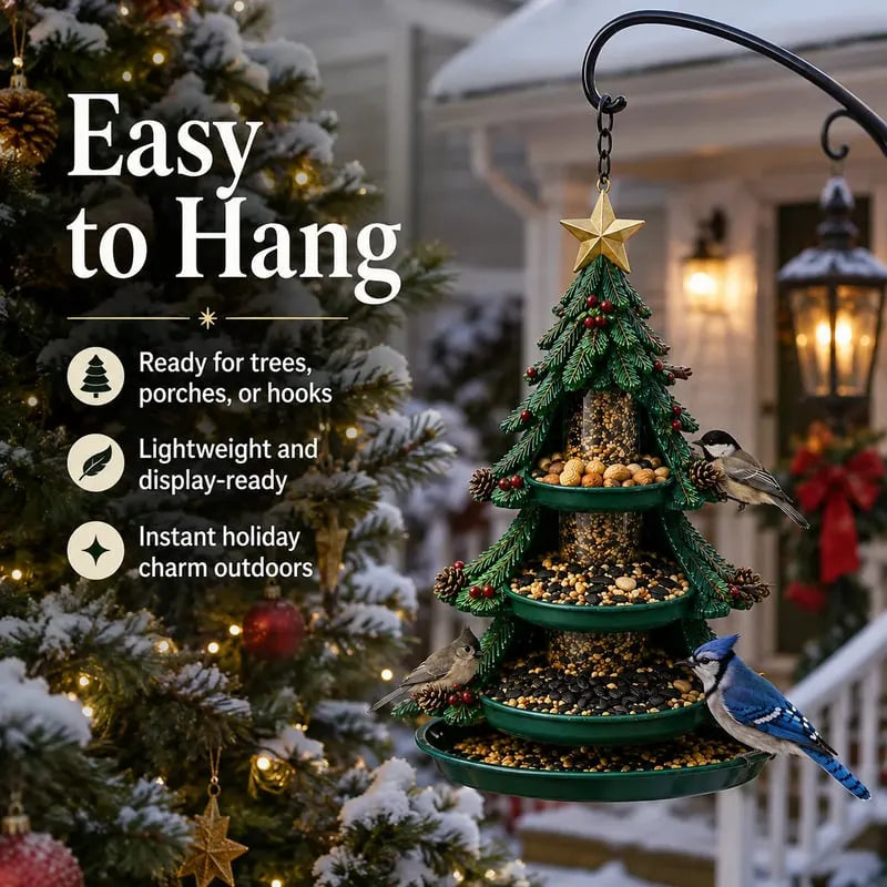 Christmas Bird Feeder Collection – Festive Hanging Garden Feeders for Wild Birds