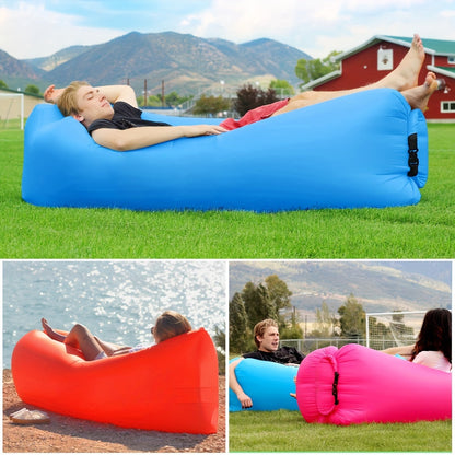 Inflatable Lounger Air Sofa Hammock - Portable, Waterproof & Leakproof