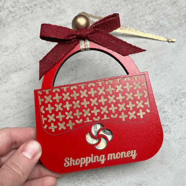 🎅2024 CHRISTMAS GIFT--💸Gas (Shopping)Money Ornament🎁