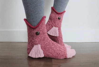 3D knitted Crocodile Socks | Shark Socks | Elephant Socks |