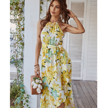 Floral Sleeveless Summer Dress