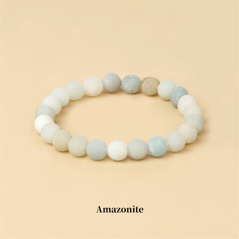 Natural Stone Quartz Healing Beads Bracelet