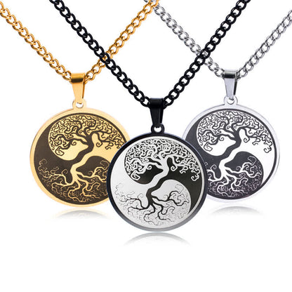 The Tree of Life Titanium Steel Necklace