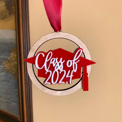 2024 Graduation Wooden Medal Pendant🏅