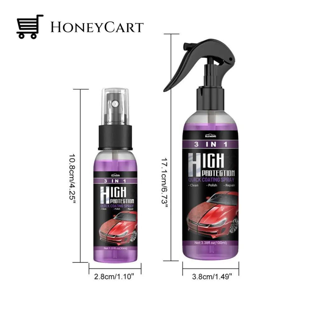 3 In 1 High Protection Quick Car Coating Spray