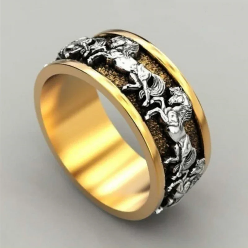 Horse Spinner Ring