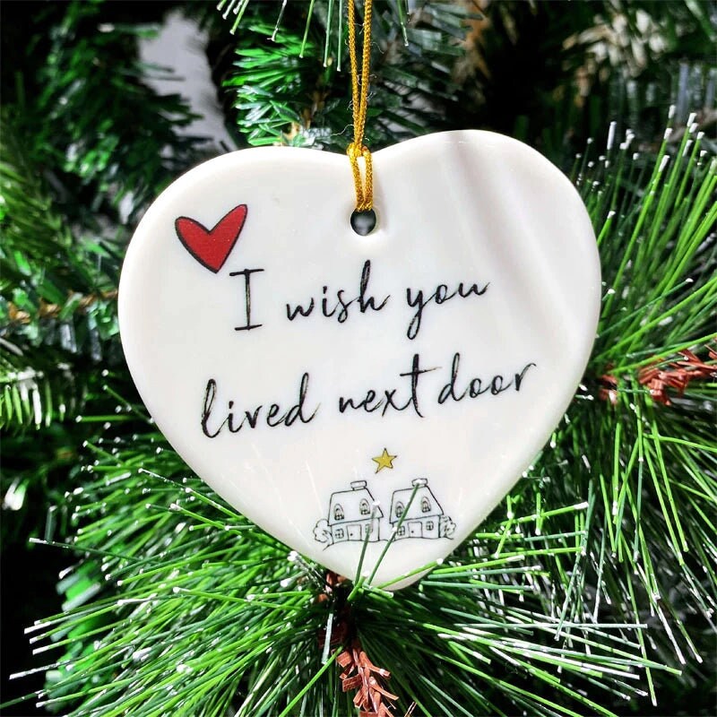Friendship Heart Hanging Ornament（Ceramic）
