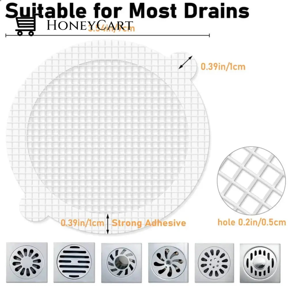 30 Pack Disposable Shower Drain Hair Catcher