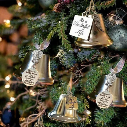 🎄Christmas Ornaments Angel Wings Bell🎅