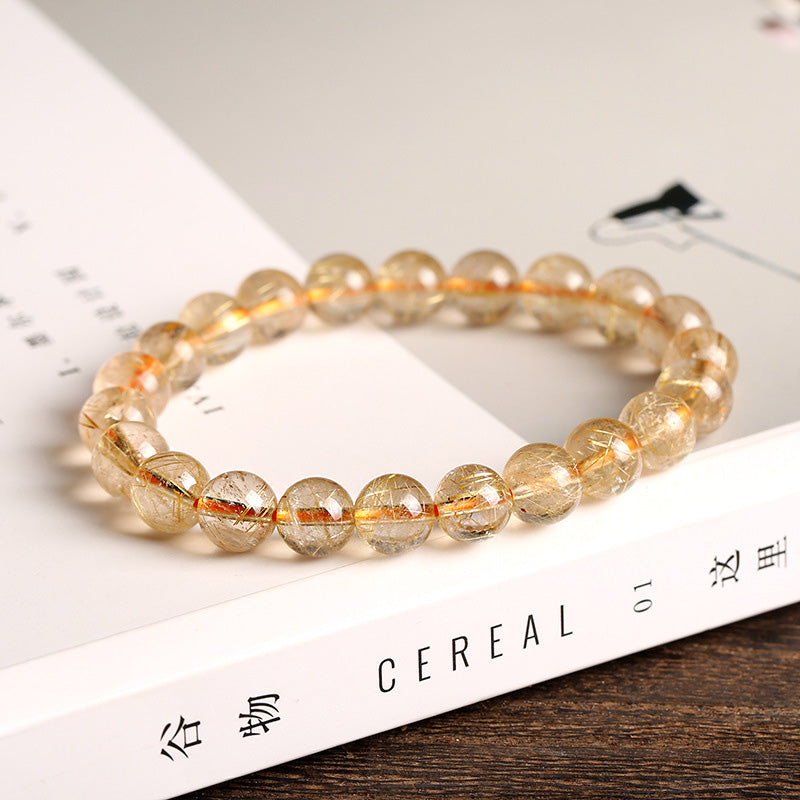 Natural Citrine Blessing Protection Bracelet