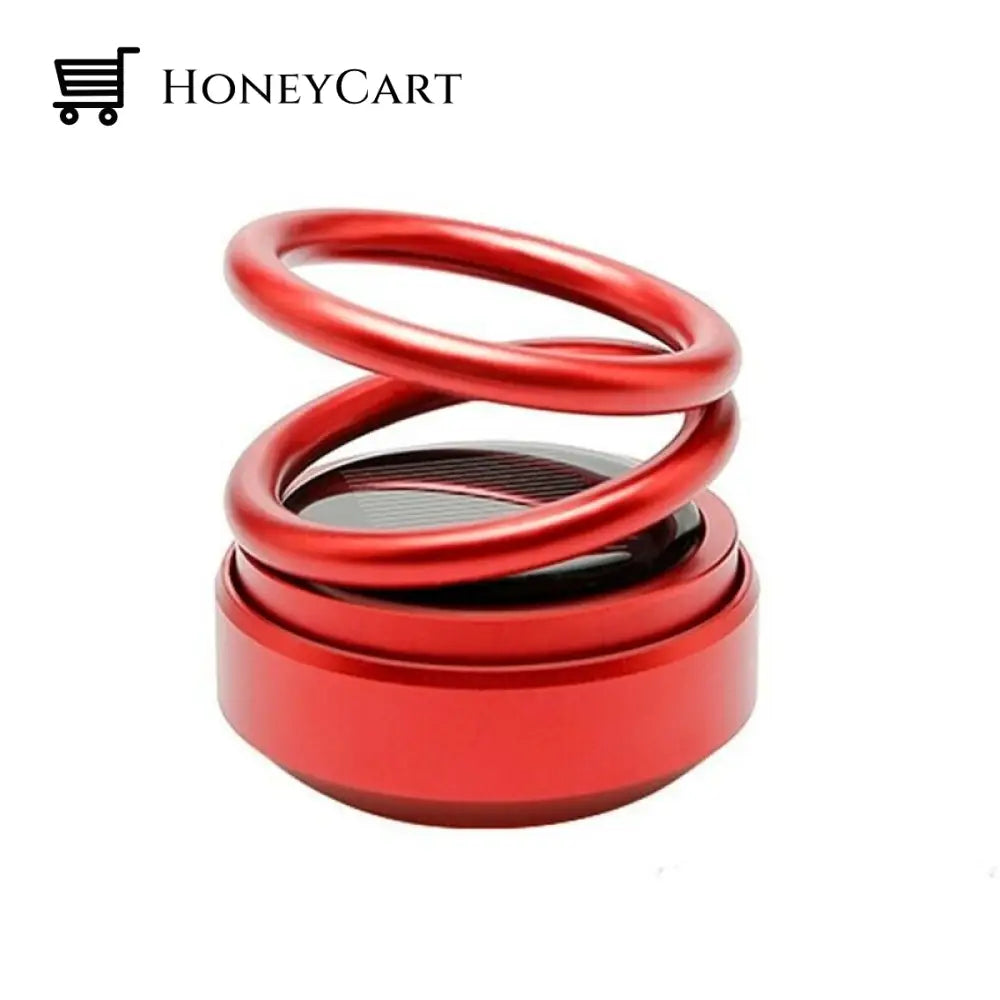 360 ° Double Ring Solar Air Diffuser Red