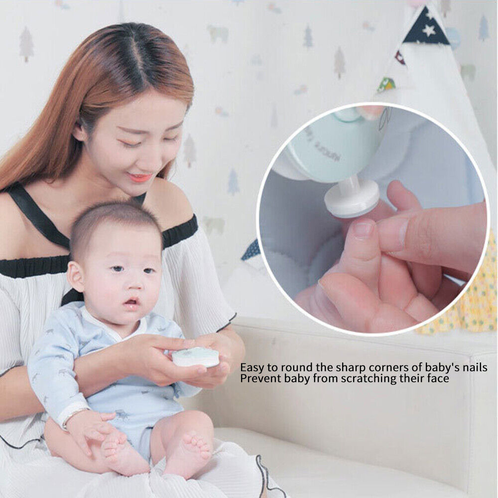 Baby Nail Trimmer with 6 Grinding Heads