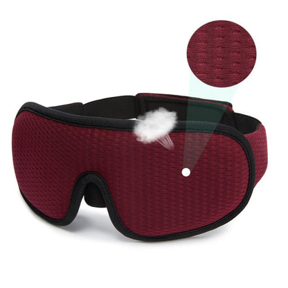 3D Eyepatch Blocking Light Mask - Padded Sleep Mask