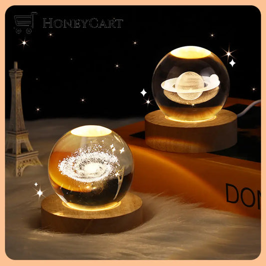 3D Planet Crystal Ball