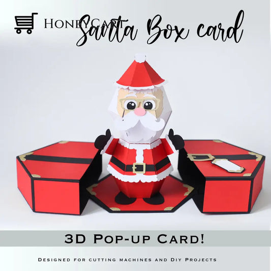 3D-Popup-Boxkarte Weihnachtsmann-Streich Kids & Gift Toys