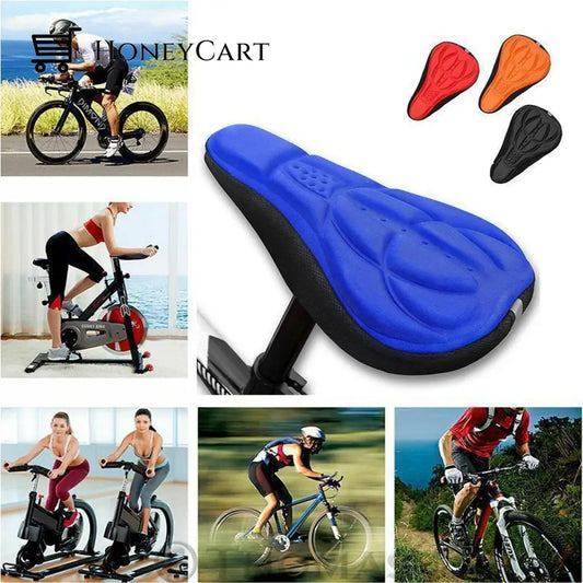 3D Silicone Soft Bike Seat Saddle Cover