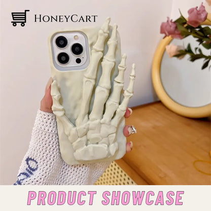 3D Skull Hand Phone Case 15 Electronics & Accessories