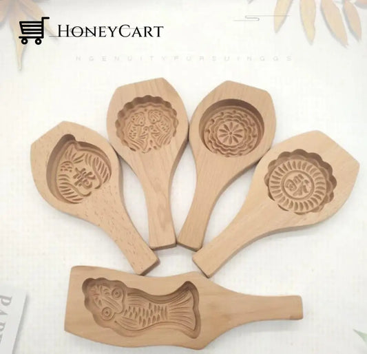 3D Wooden Baking Decorative Molds Kitchen