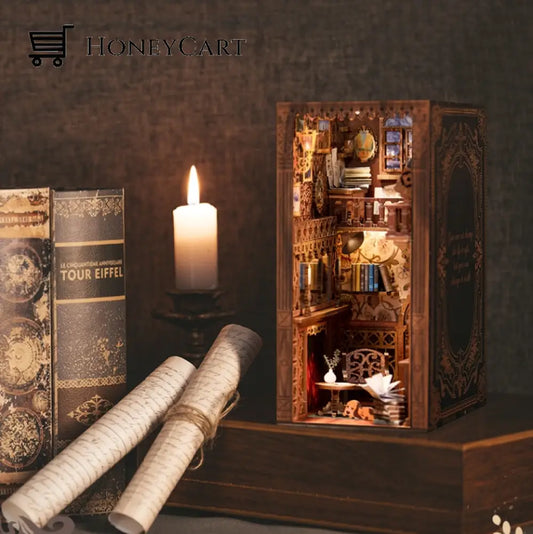 3D Wooden Puzzle Booken Eternal Bookstore Tool