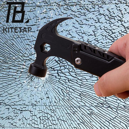 Portable MultiTool With Hammer, Screwdrivers, Nail Puller