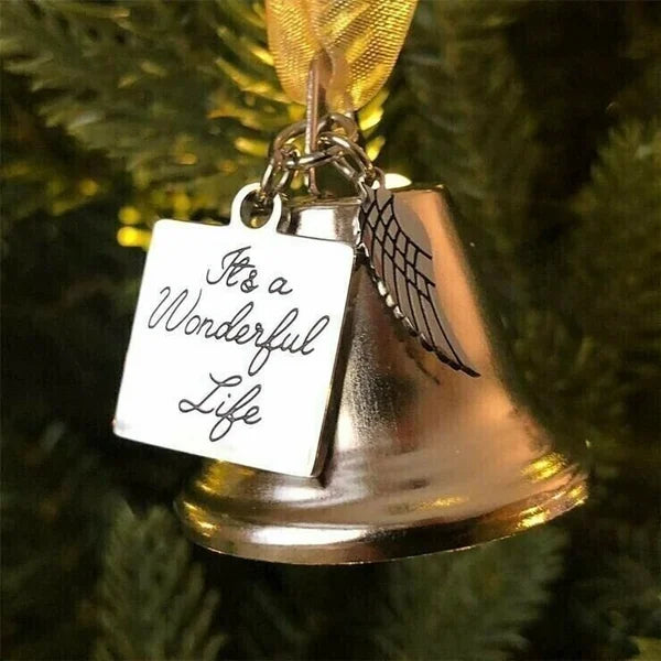 🎄Christmas Ornaments Angel Wings Bell🎅