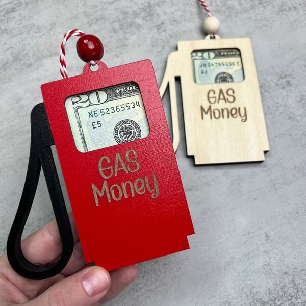 🎅2024 CHRISTMAS GIFT--💸Gas (Shopping)Money Ornament🎁