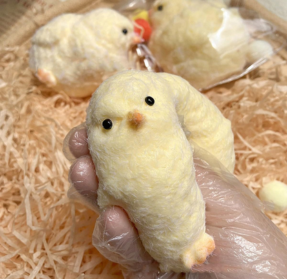 🎅 Handmade Ultra Soft Furry Chick Toys