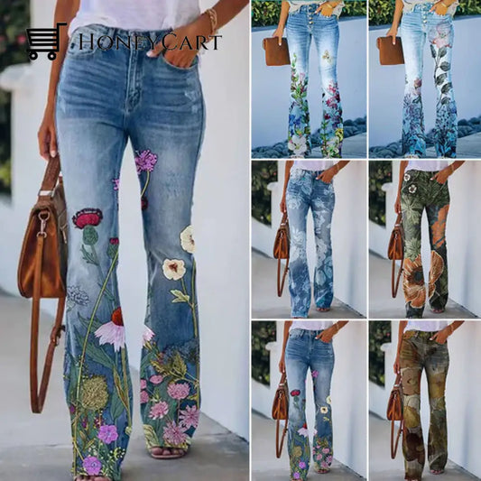 4 Button Flare Jeans Tool
