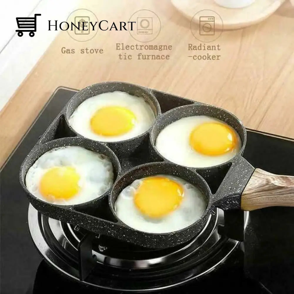 4 Hole Maifanshi Stone Non-Stick Egg Ham Pot Tool