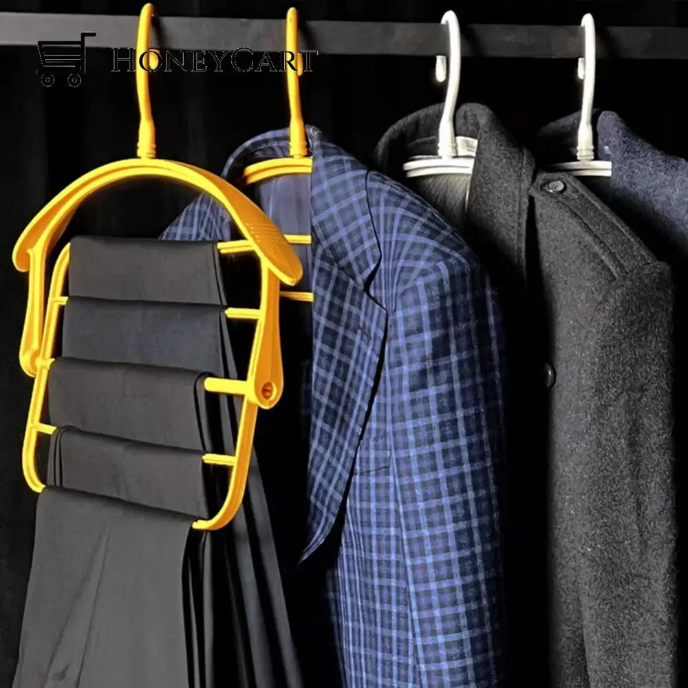 4-Layer Foldable Clothes Hanger Hangers