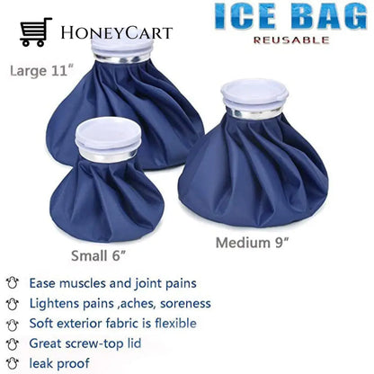 4-Pack: Reusable Ice Pack Hot Water Bag Wellness