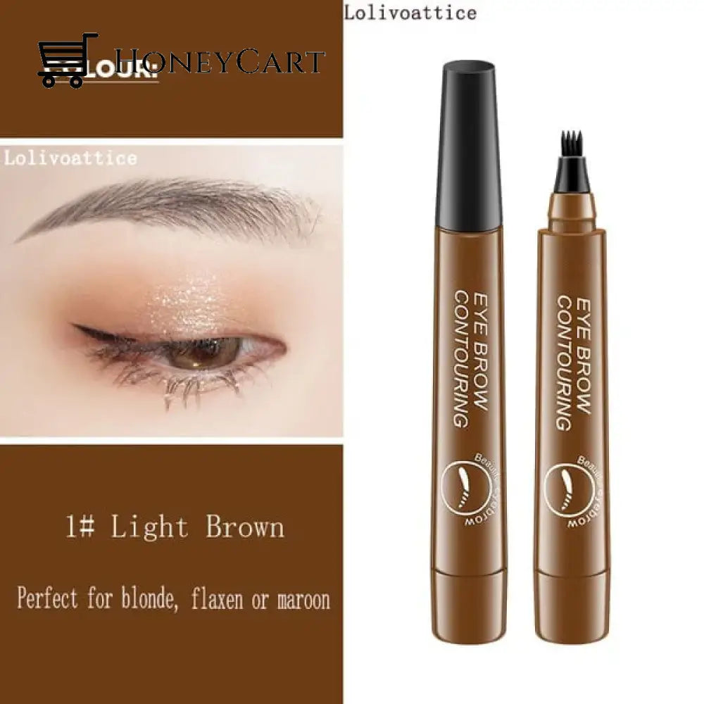 4 Points Multi Used Pen 1# Light Brown / Buy 1 Eye