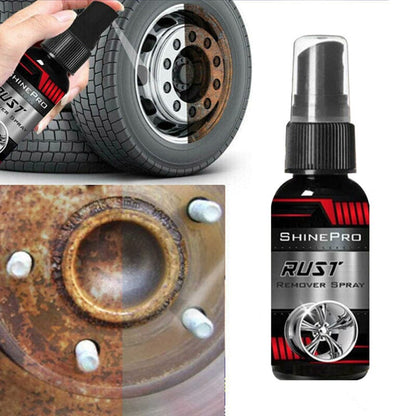 Car Parts Rust Remover Spray, Magic Wheel Hub Rust Cleaner