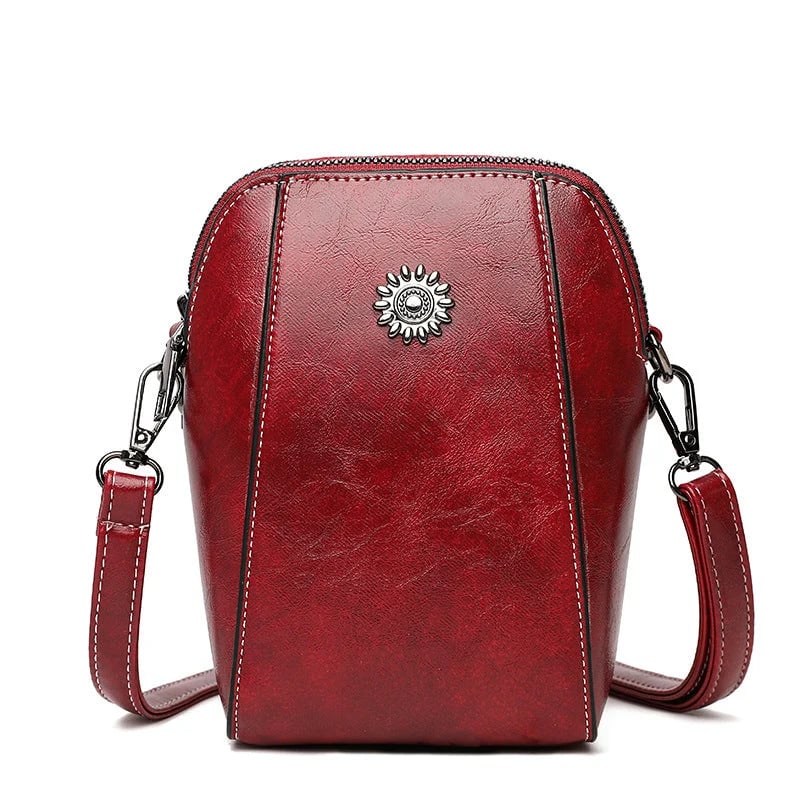 Women PU Leather Crossbody Phone Bag