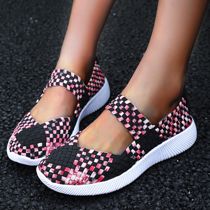 Flavia Breathable Patterned Comfortable Fashion Sneakers