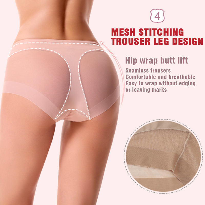 4 Pcs High Waist Ice Silk Seamless Shaping Briefs