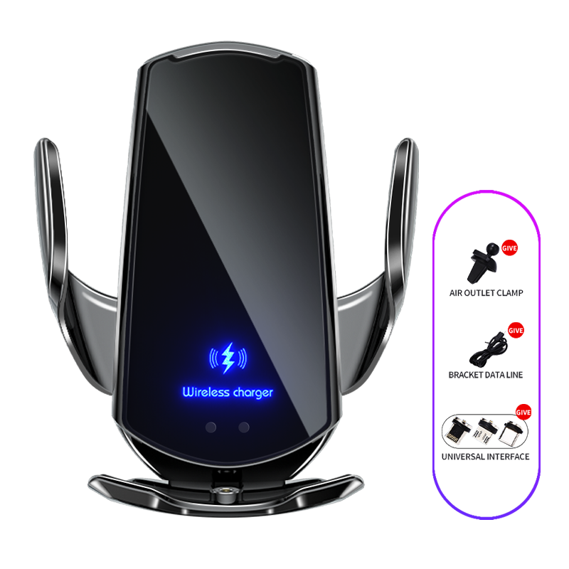 Wireless Automatic Sensor Car Phone Holder and Charger