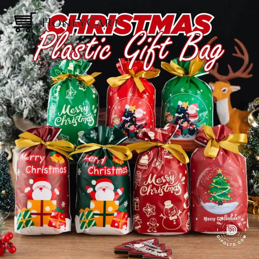 49% Off - Christmas Plastic Gift Bag Kids Toys