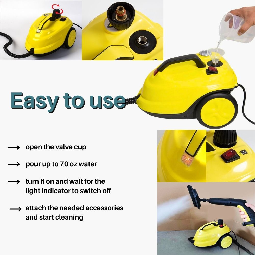 Upgraded Multipurpose Steam Cleaner