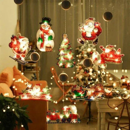 Christmas Window Hanging Lights