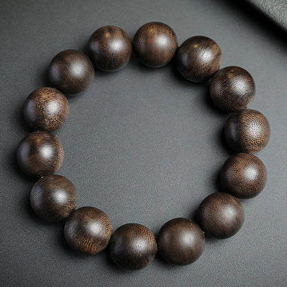 108 Mala Beads Agarwood Peace & Strength Bracelet