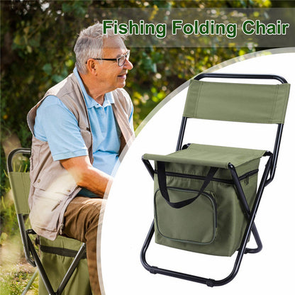 Fishing Chair Movable Refrigerator Keep Warm Cold Portable Folding Beach Chair