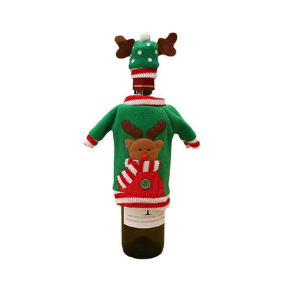 Santa Claus Wine Bottle Decoration For Christmas