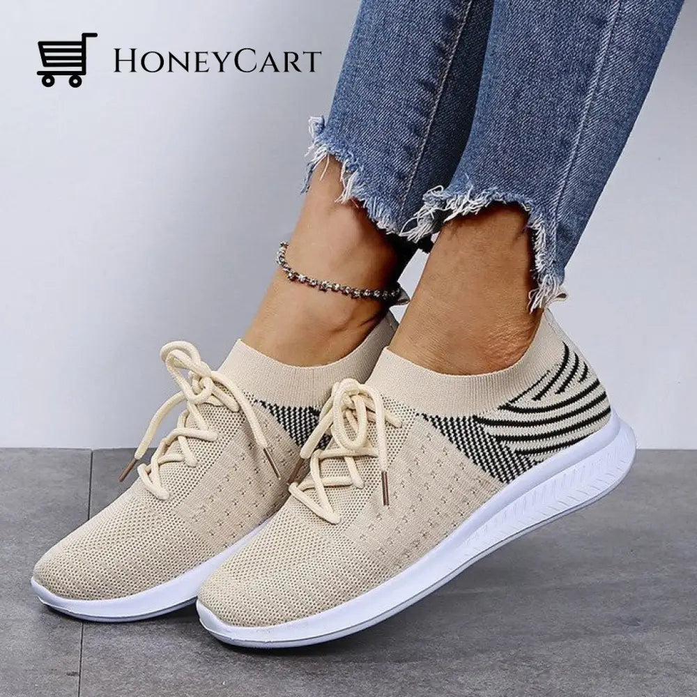 50% Off Today Only - Shoes Summer Casual Sneakers Women Running 2022 Beige / 5.5