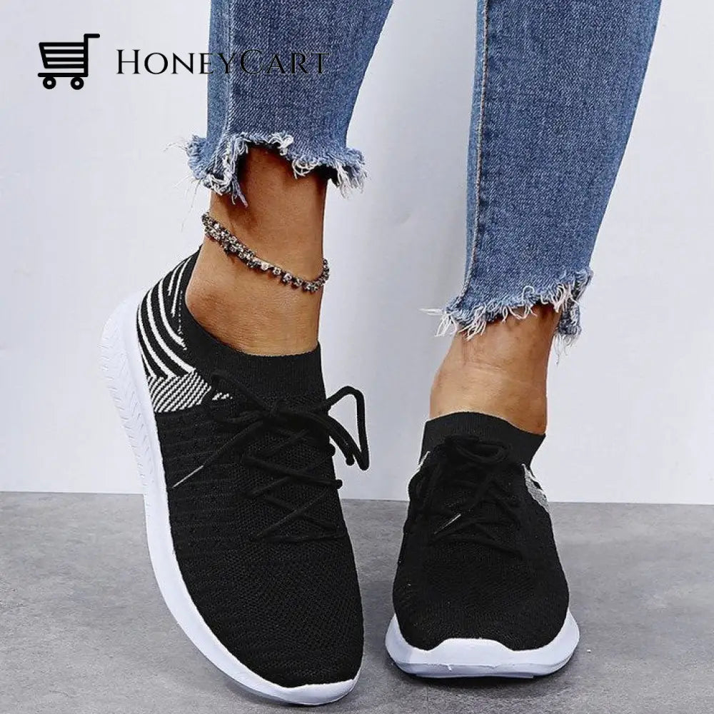 50% Off Today Only - Shoes Summer Casual Sneakers Women Running 2022 Black / 5.5