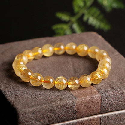 Natural Citrine Blessing Protection Bracelet