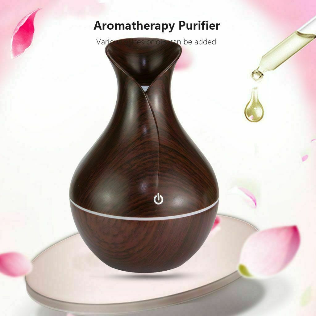 Ultrasonic Humidifier Oil Diffuser Air Purifier Aromatherapy with LED