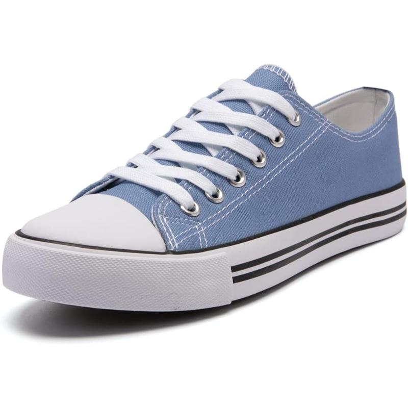 Women's Mono Canvas Lace-Up Sneakers